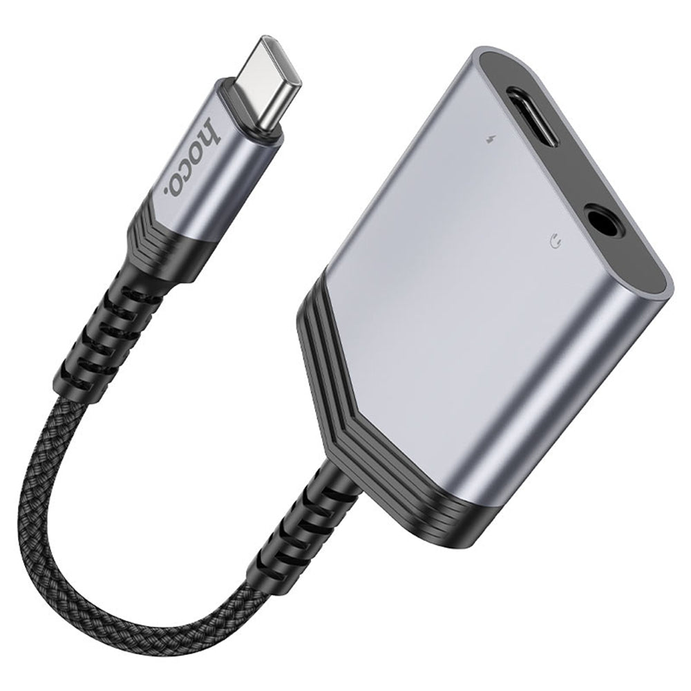 Adaptateur 2 en 1 USB-C mâle vers USB-C femelle et prise audio femelle 3,5 mm Adaptateur 2 en 1 USB-C mâle vers USB-C femelle et prise audio femelle 3,5 mm